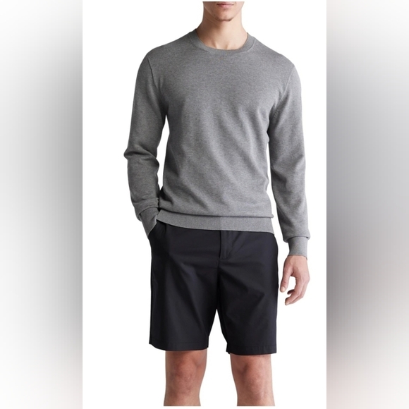$79 Calvin Klein Mens Refined Slim Fit 9" Short - Picture 1 of 11